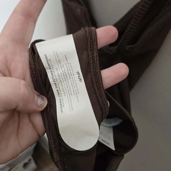 Aerie Brown One Piece Swim Cheeky XS - Picture 8 of 8